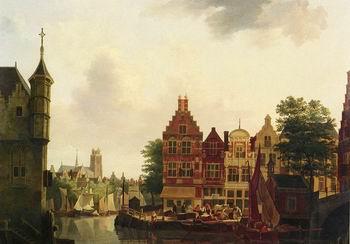 unknow artist European city landscape, street landsacpe, construction, frontstore, building and architecture. 169